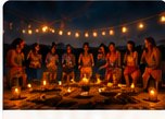 Beach party in Jamaica
