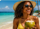 Traveler enjoying Jamaica