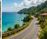 Jamaica coastal road