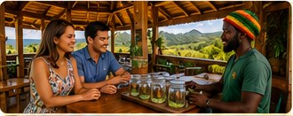 Welcome to Jamaica and local herb house experience