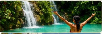 Jamaica waterfall and nature experience