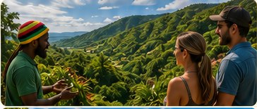Hillside ganja grow near Montego Bay