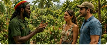 Local ganja culture near Port Antonio
