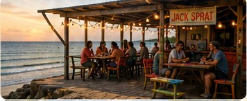 Billy's Bay and Jack Sprat in Treasure Beach