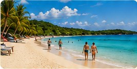 Jamaica beach day