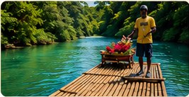 River rafting in Jamaica