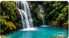Waterfall adventure in Jamaica