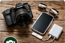 Phone camera and travel electronics