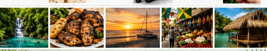 Jamaica experiences including food, nature and local culture