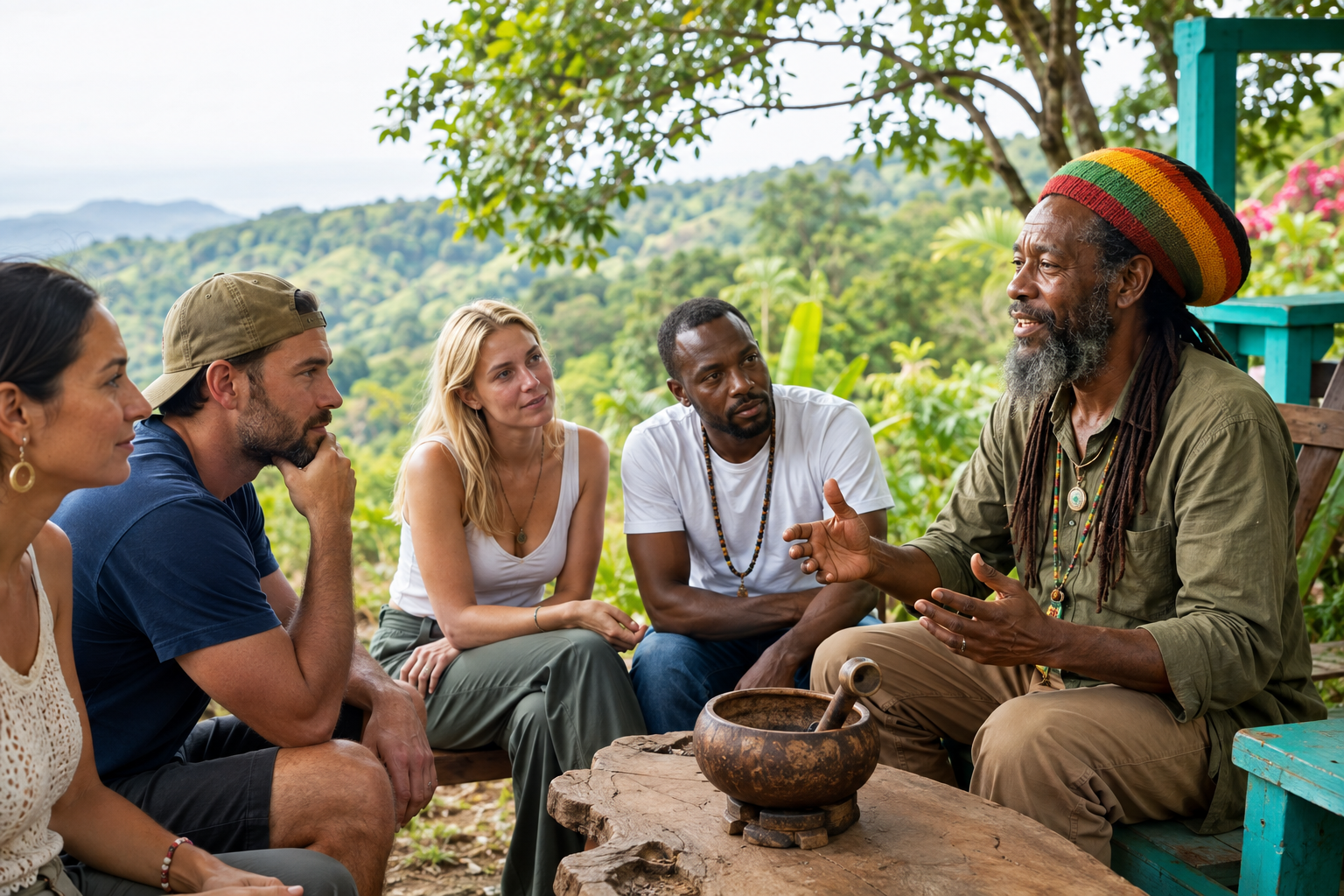 A guided Jamaican ganja cultural experience