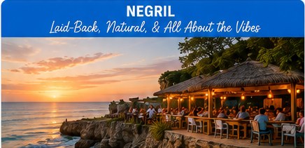 Negril sunset and seaside atmosphere