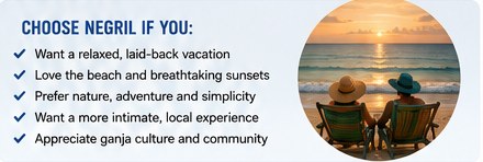 Relaxed Negril sunset vacation