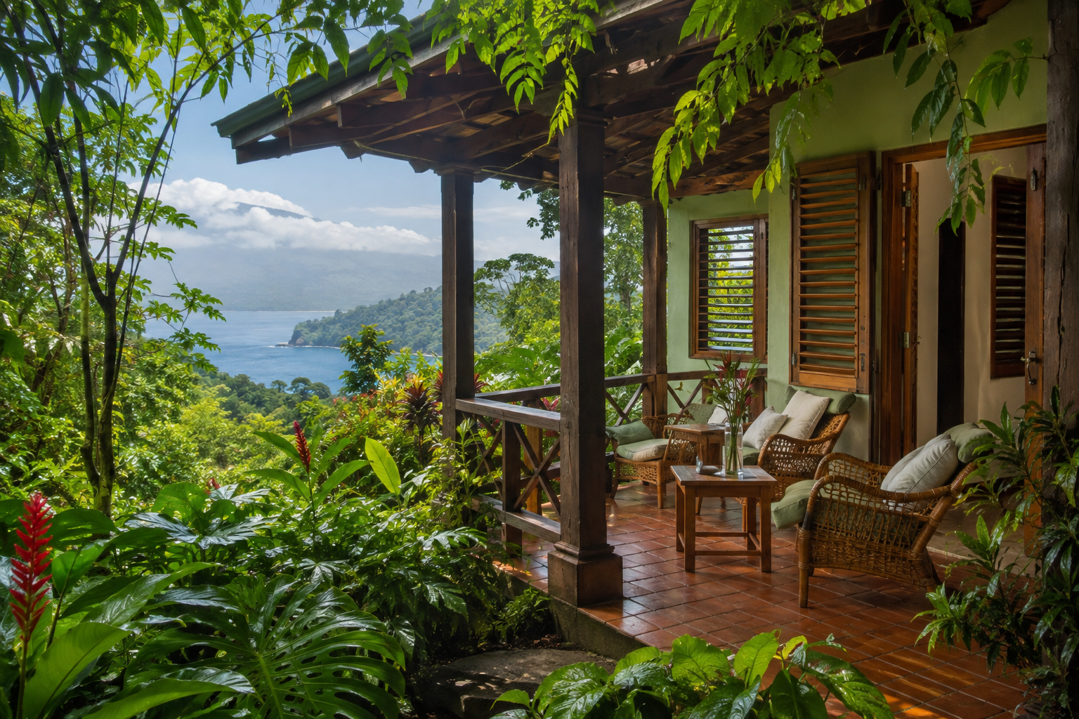 Boutique Port Antonio guesthouse in a tropical garden