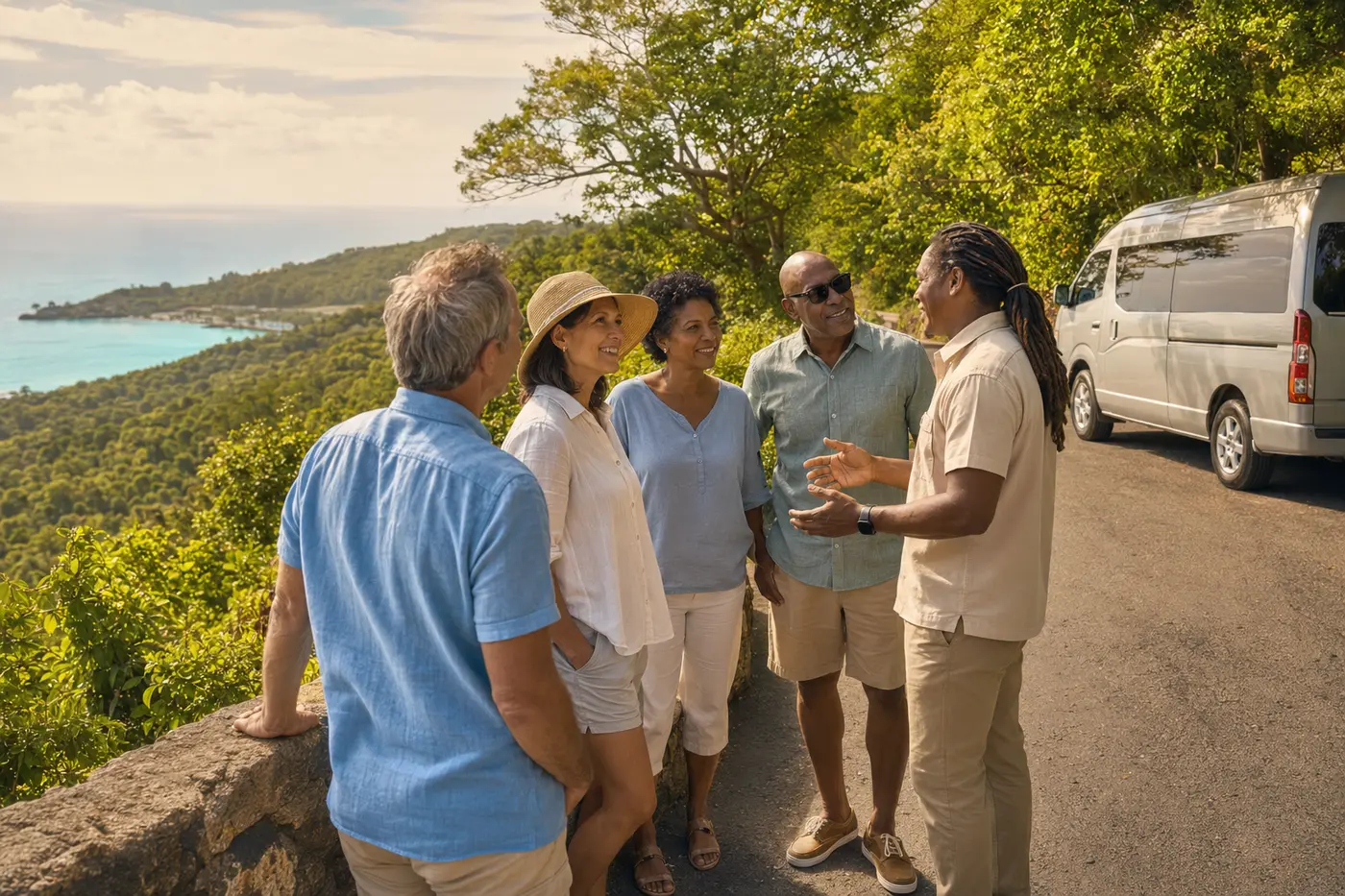 Private tour transportation in Jamaica