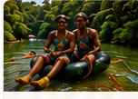 River rafting in Jamaica