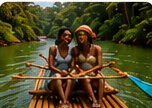 River rafting in Jamaica