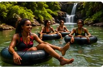 Group river experience in Jamaica