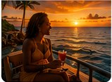 Romantic Jamaica sunset