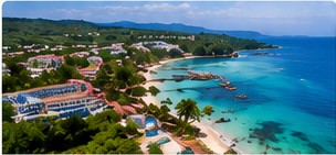 Jamaica coast in shoulder season