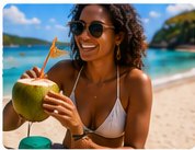 Solo traveler enjoying Jamaica