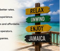 Relax and enjoy Jamaica sign