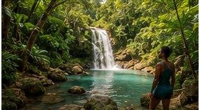 Jamaica waterfall exploration